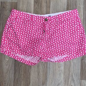 Pink seashell shorts
